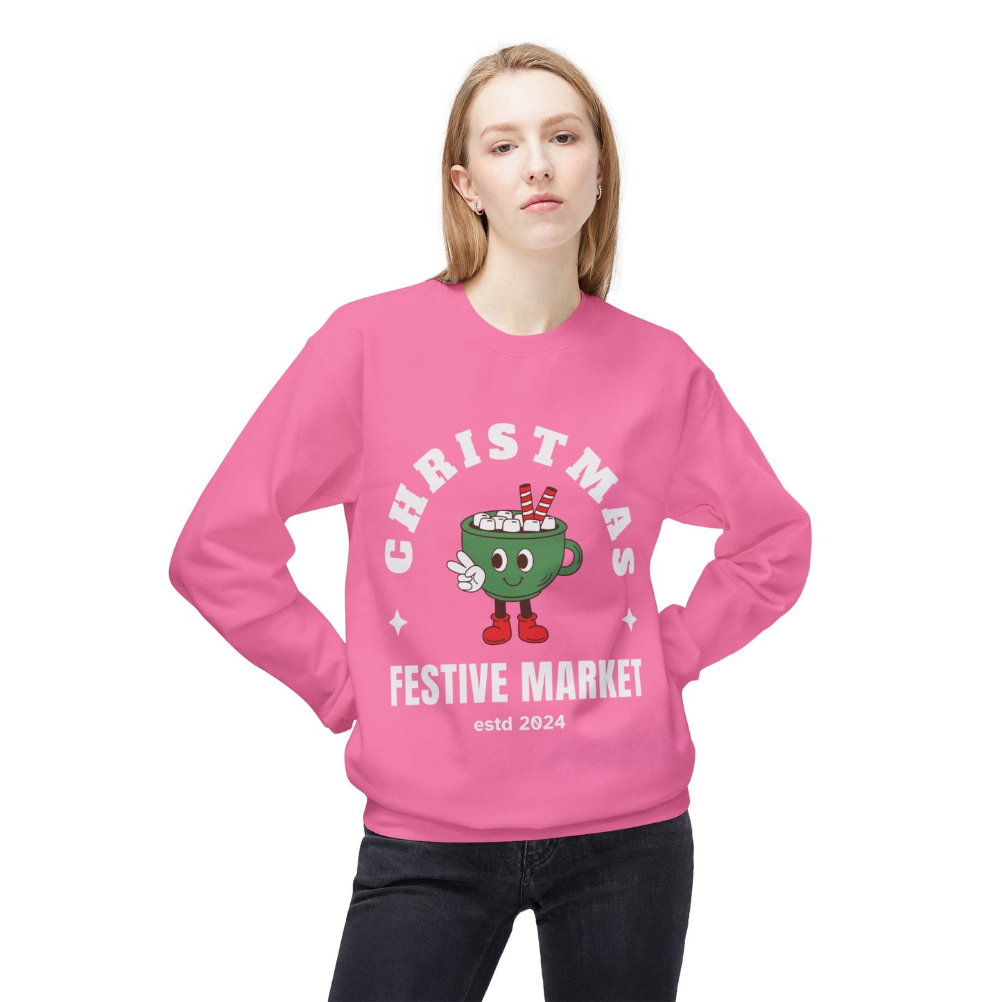 Christmas Festive Unisex Crewneck Sweatshirt🎄☕