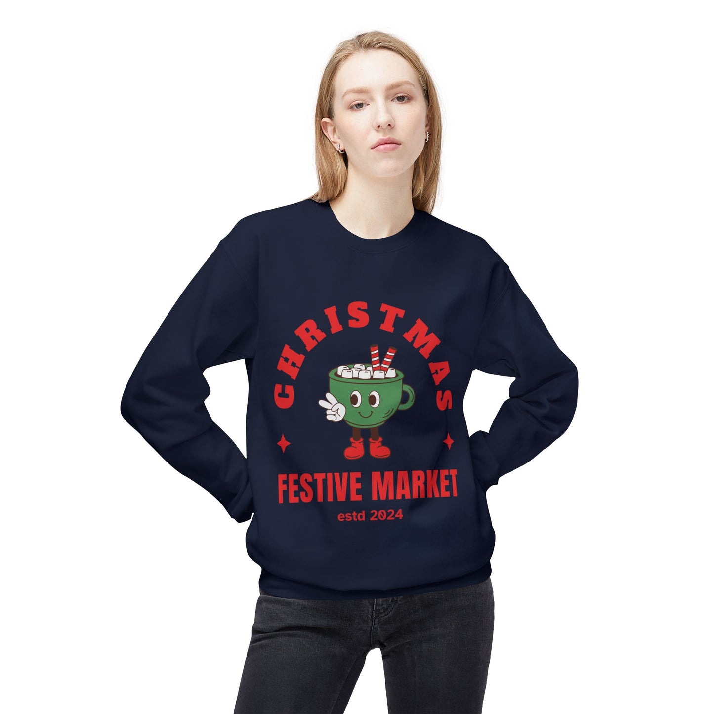 Christmas Festive Unisex Crewneck Sweatshirt🎄☕