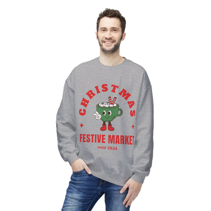 Christmas Festive Unisex Crewneck Sweatshirt🎄☕