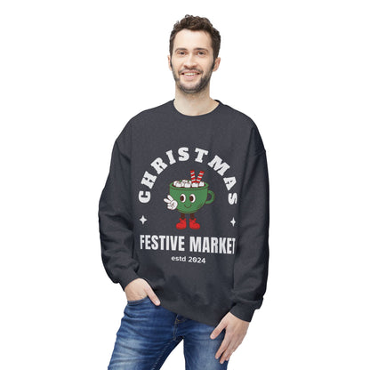 Christmas Festive Unisex Crewneck Sweatshirt🎄☕