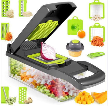 12 In 1 Manual Kitchen Vegetable Chopper