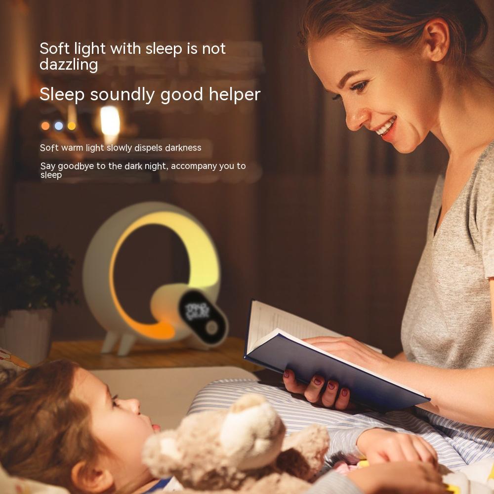 Q Light Digital Bluetooth Display Alarm Clock And Atmosphere Light