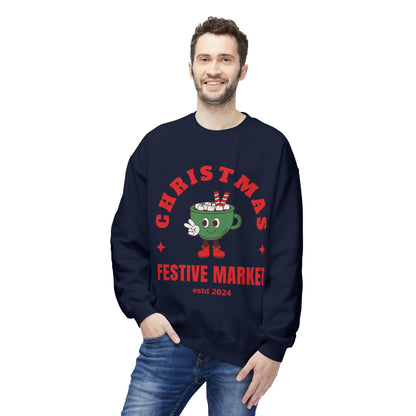 Christmas Festive Unisex Crewneck Sweatshirt🎄☕