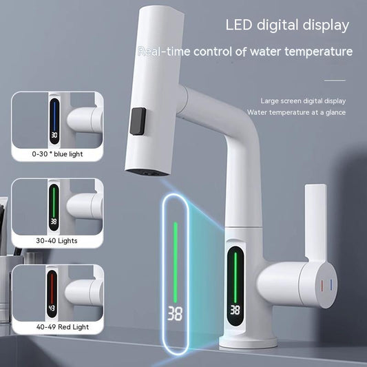 Intelligent Faucet With Digital Temperature Display