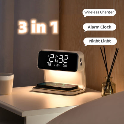 3 In 1 Bedside Lamp Wireless Charging/Phone Charger