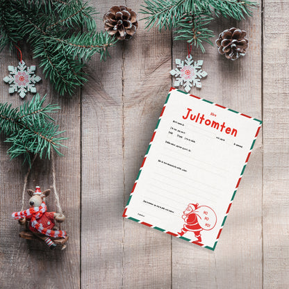 Christmas Wish List - Printable and Editable - Instant PDF Download