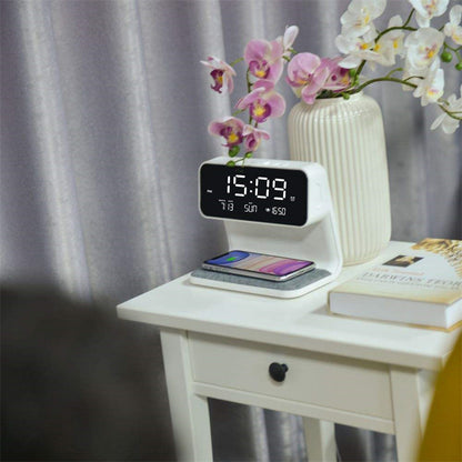 3 In 1 Bedside Lamp Wireless Charging/Phone Charger