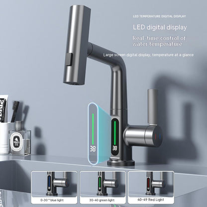 Intelligent Faucet With Digital Temperature Display