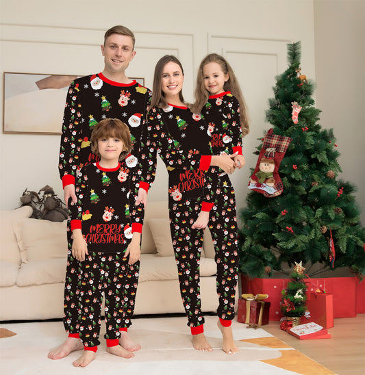 Family Christmas Matching Pajama Set - Festive Holiday PJs for the Whole Family & Dog